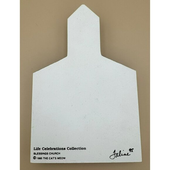 The Cats Meow 1995 Life's Celebrations Blessings Church & Wedding Couple - Picture 4 of 9